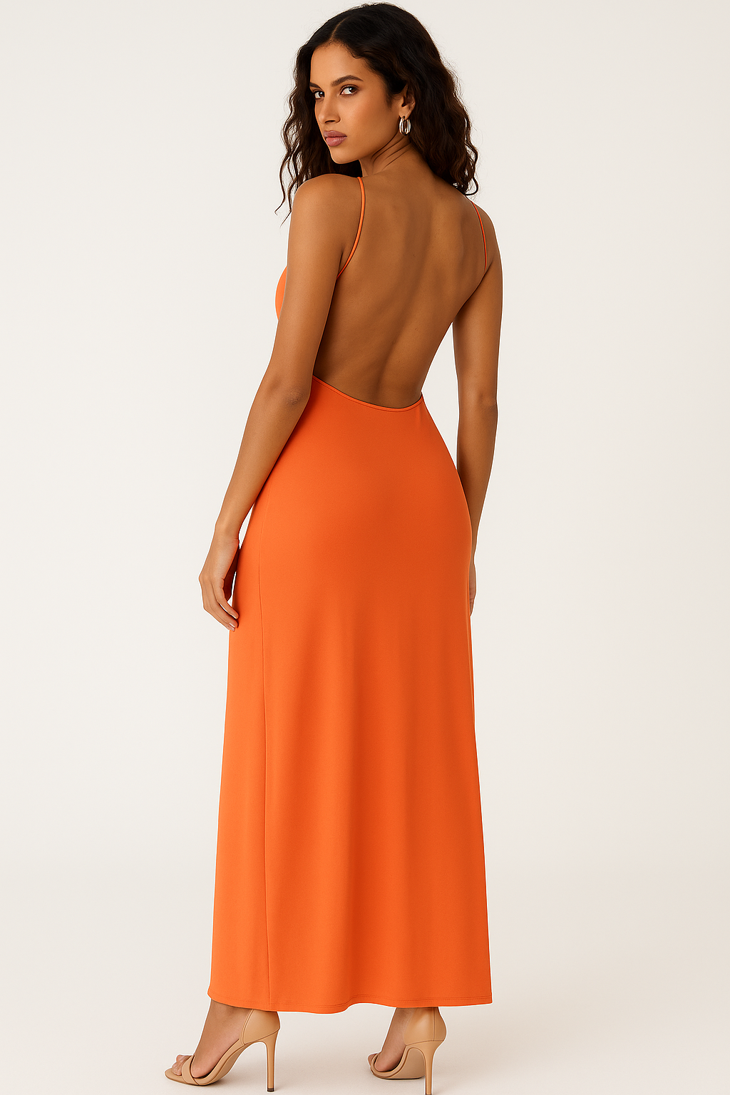 Luxury Halter Maxi Dress Metal Chain Neck SelenaWear Luxury Halter Maxi Dress Metal Chain Neck SelenaWear
