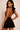 Black Cut-Out Plunge Mini Dress – Tie-Front Cargo-Style Festival & Party Wear