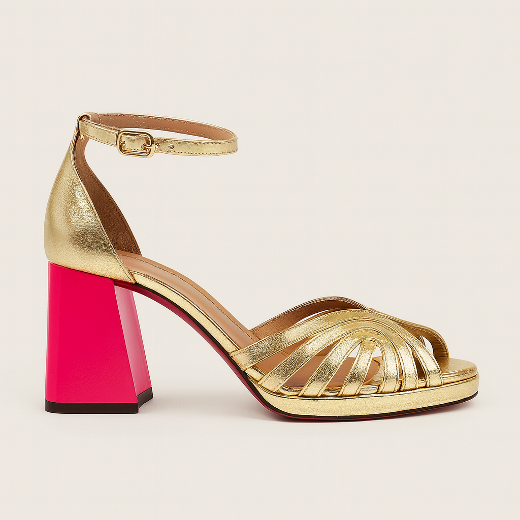 SelenaWear | Classic Sandals with Ankle Strap and Open Toes