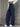 Pinstripe Pleated Tailored Wide-Leg Pants
