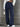 Pinstripe Pleated Tailored Wide-Leg Pants