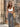 Square Pattern Flare Trousers