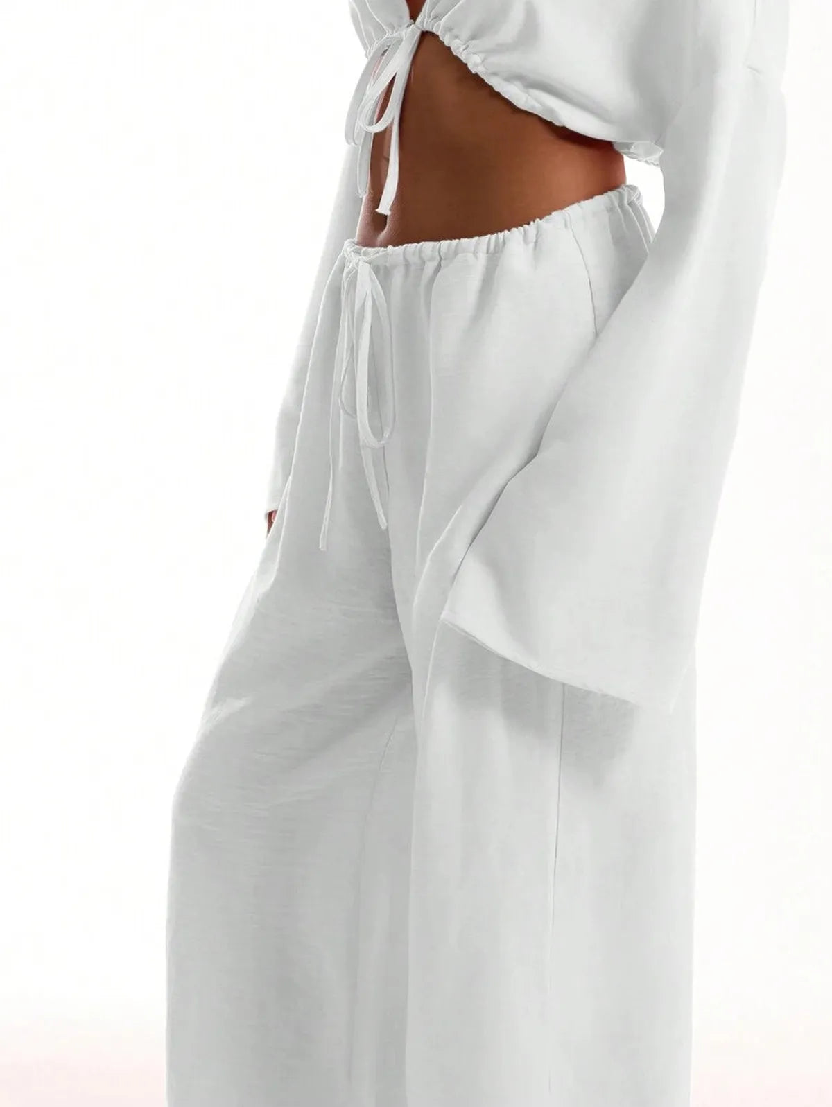 Tie-Front Beach Pants