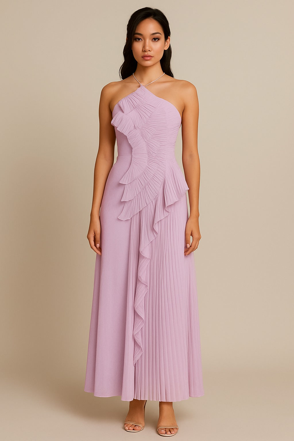 Chloe Ruffle Maxi Dress